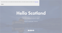 Desktop Screenshot of helloscotland.com